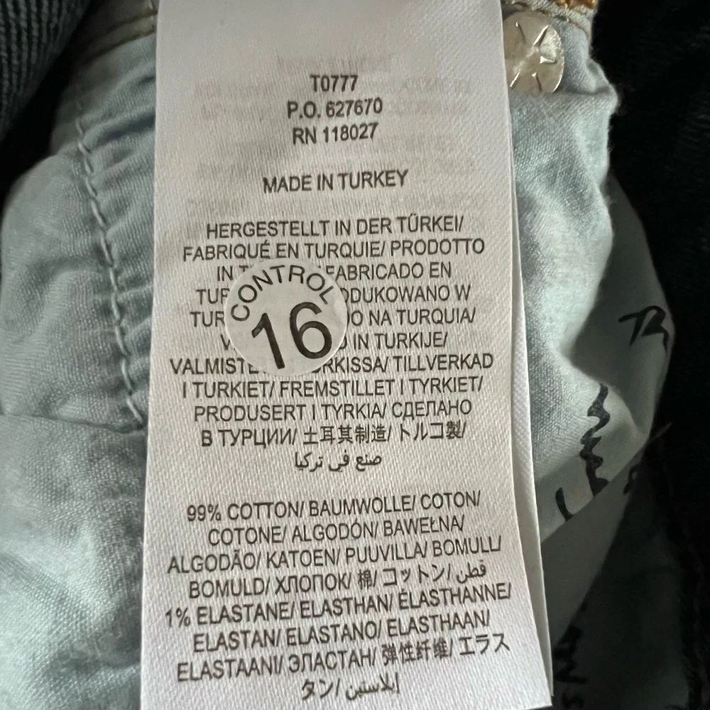 Boden Blue Denim Roll-Hem Shorts - Picture 5 of 5